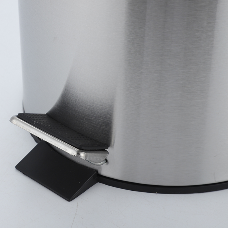 Stainless Steel Wastebin Pedal Bin Step Bin Trash Bin Bathroom Kitchenware 7L