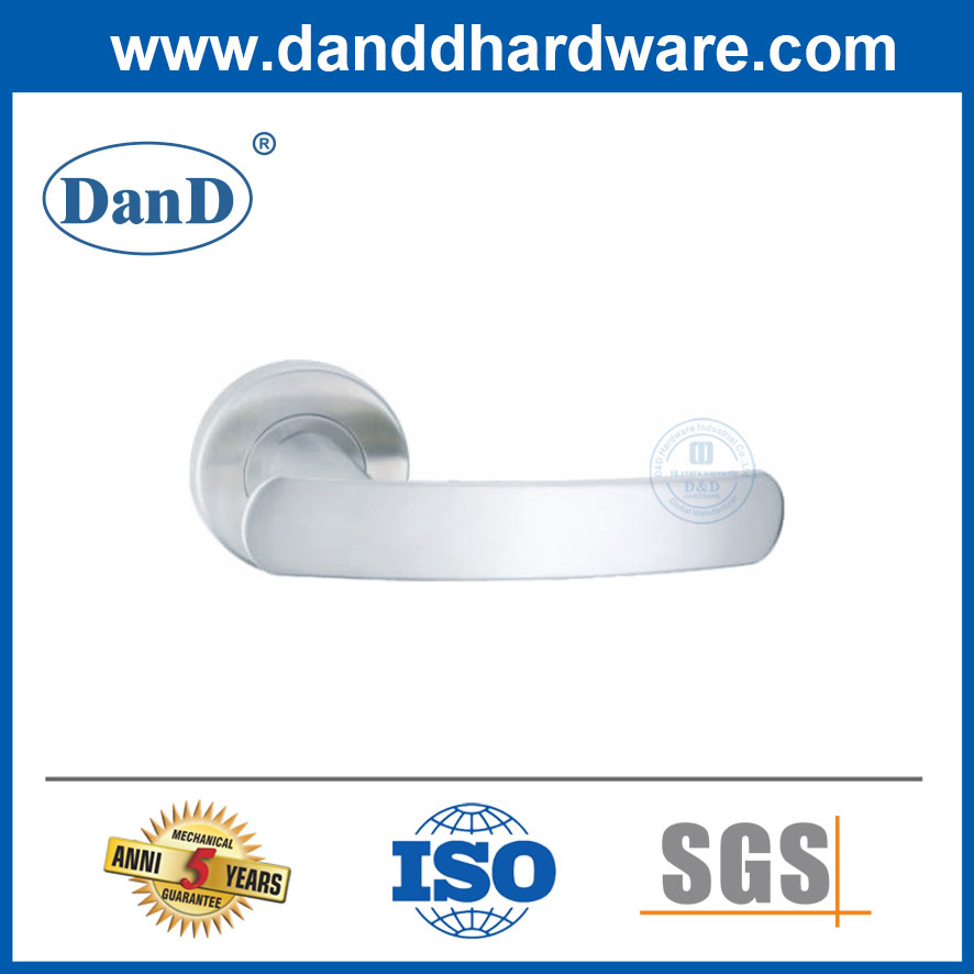 Outside Mortise Lock Hardware Office Wooden Door Solid Lever Handles