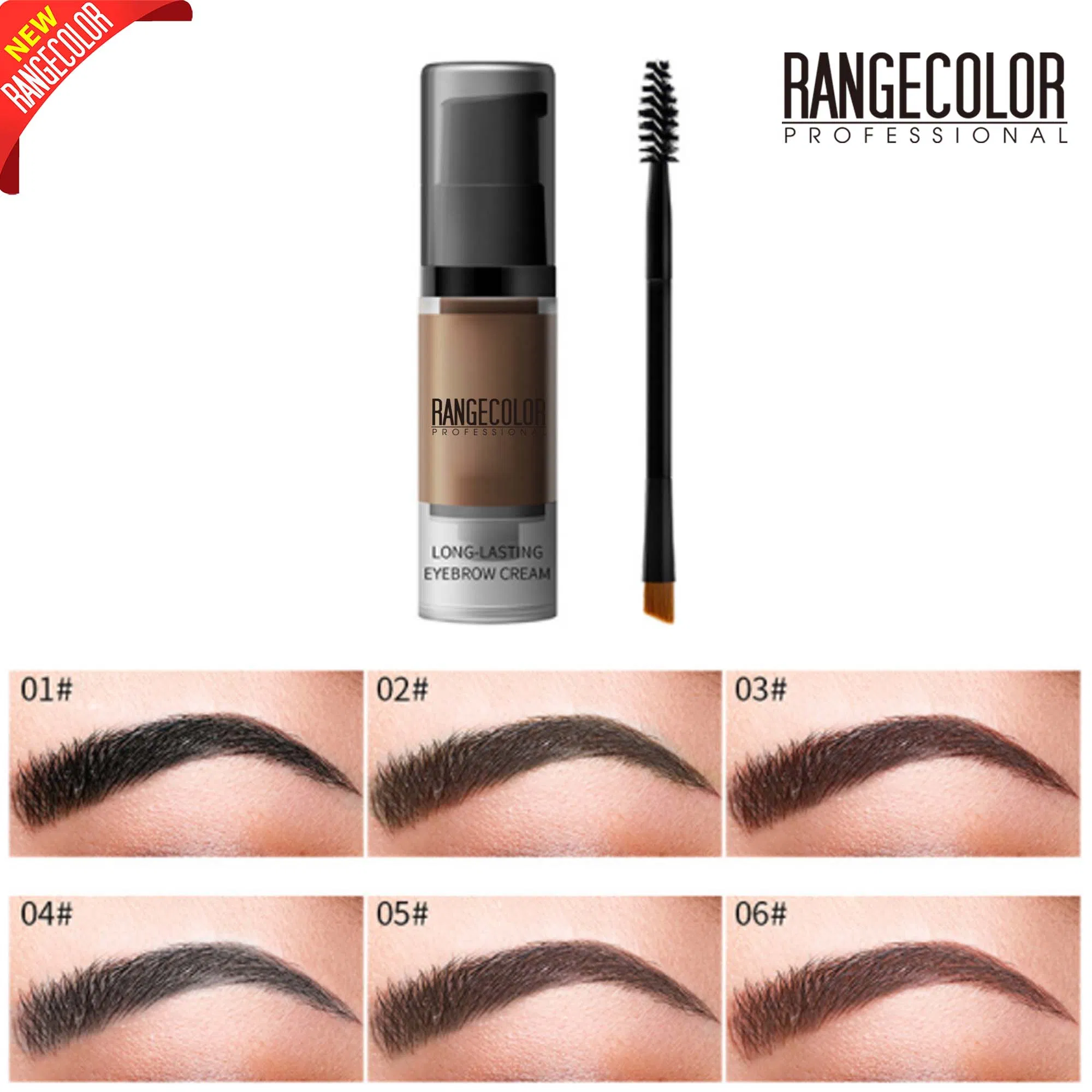 Wholesale Private Label Organic Vegan Long Lasting Waterproof Tint Clear Makeup Eyebrow Gel