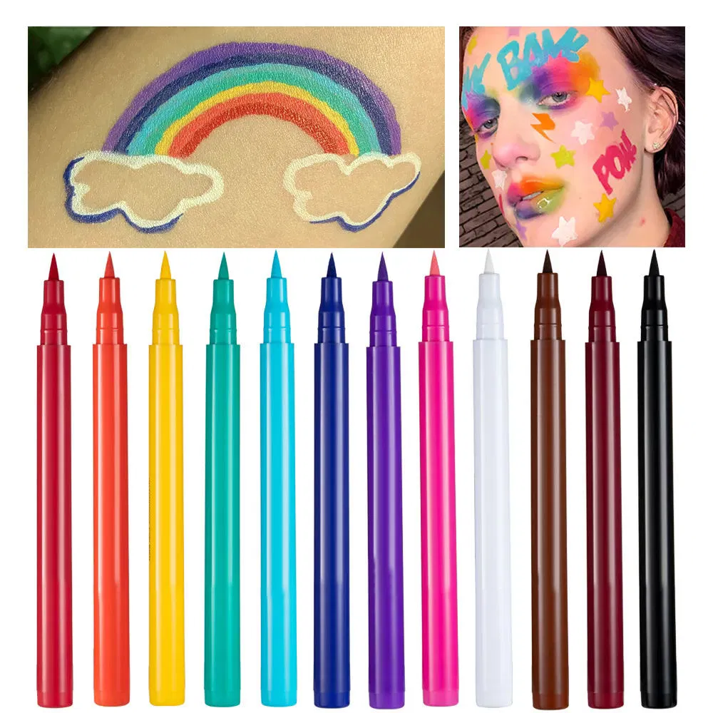 Colored Liquid Eyeliner Vegan Cruelty Free Long Lasting Smooth Eye Liner