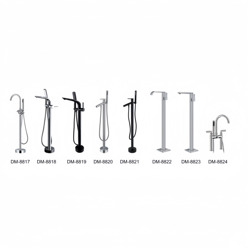 Modern Acrylic Faucet Hardware for Elegant Bathtub Designs