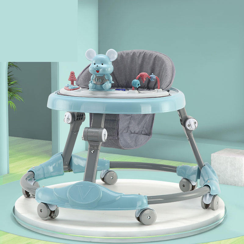 Anti-Rollover Baby Pusher Three-in-One Baby and Children Walking Multi-Function