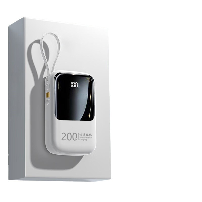 Портативный Power Bank 20000mAh с быстрой зарядкой и дисплеем