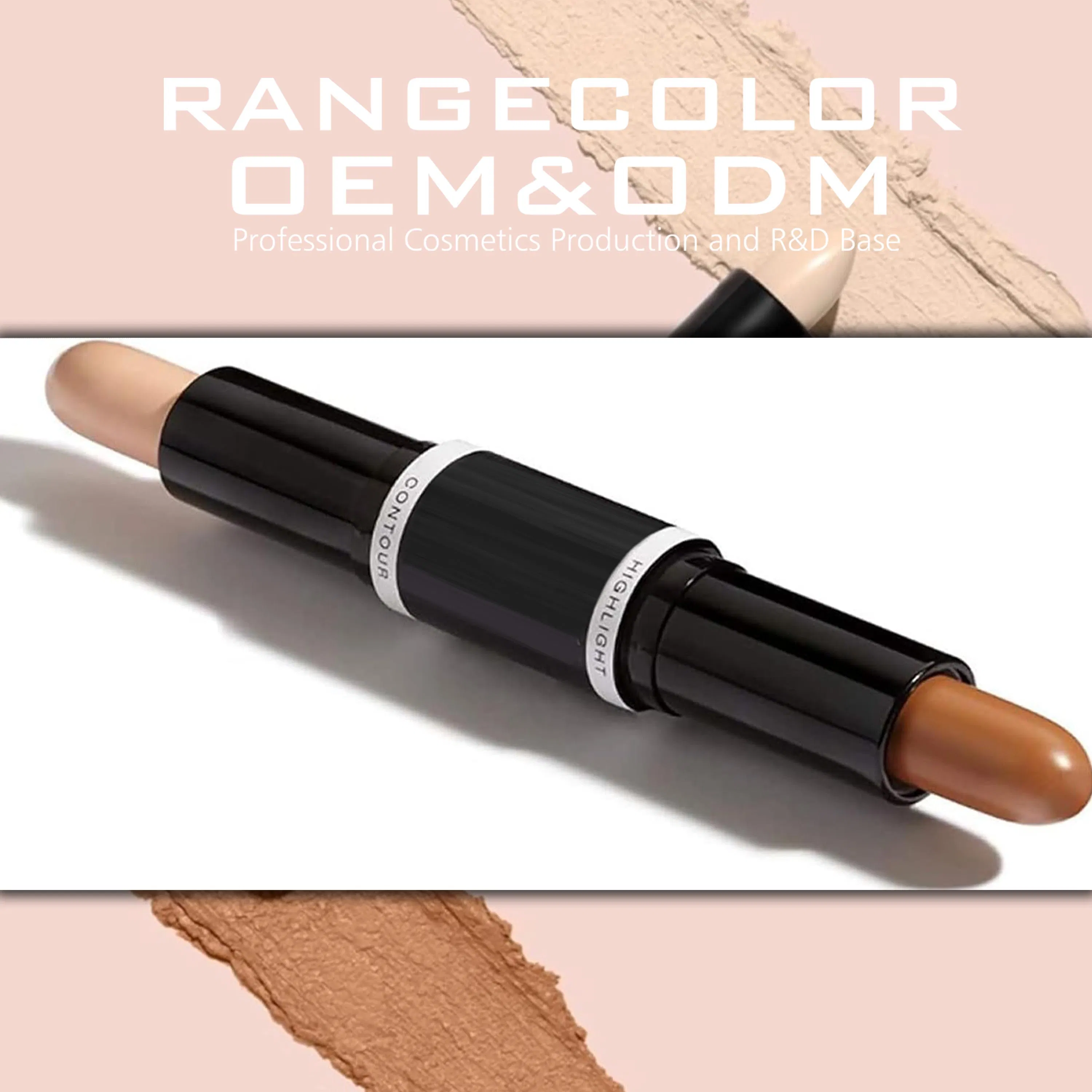 Dual-Ended Contour & Highlighter Stick, Face Shaping Stick for Highlighting & Contouring