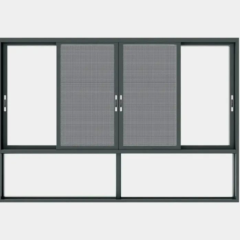 Construction Material Arch Window Sliding Window with Aluminum Frame