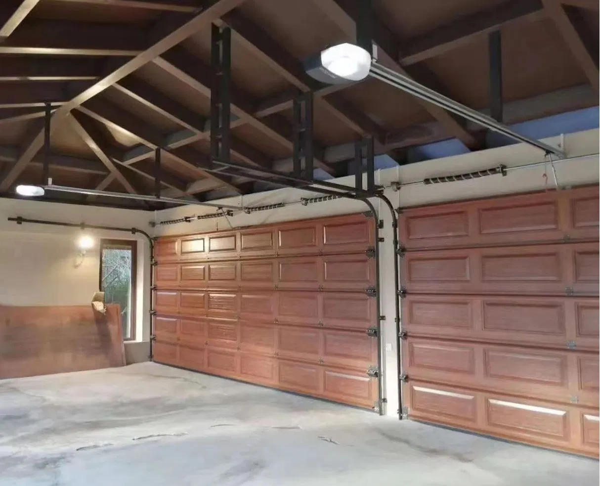 Marchwaterproof Insulation 4s Electric Flip Garage Door in Aluminum Alloy Zinc Finish Home Shop Color Garage Door