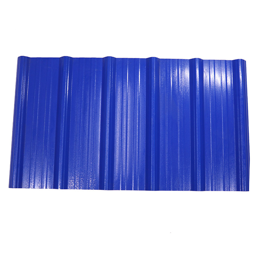 Insulated House PVC Roofing Sheets Exterior Roof Color Coated Trapezoidal UPVC Plastic Corrugated Polycarbonate Roof Tiles Sheet