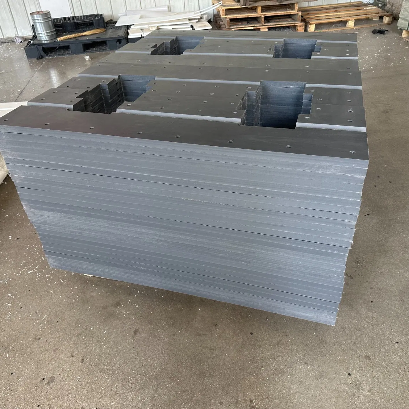 Premium Durable Grey UHMWPE Food Processing Liner Plates