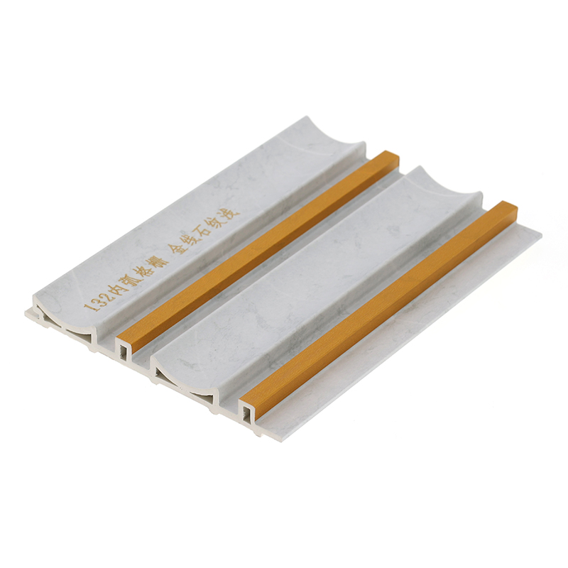 New Indoor Decor Wallboard Wood PVC Composite Hollow Great Wall Interior WPC Wall Panel with Customized Color Home Wall Decoration