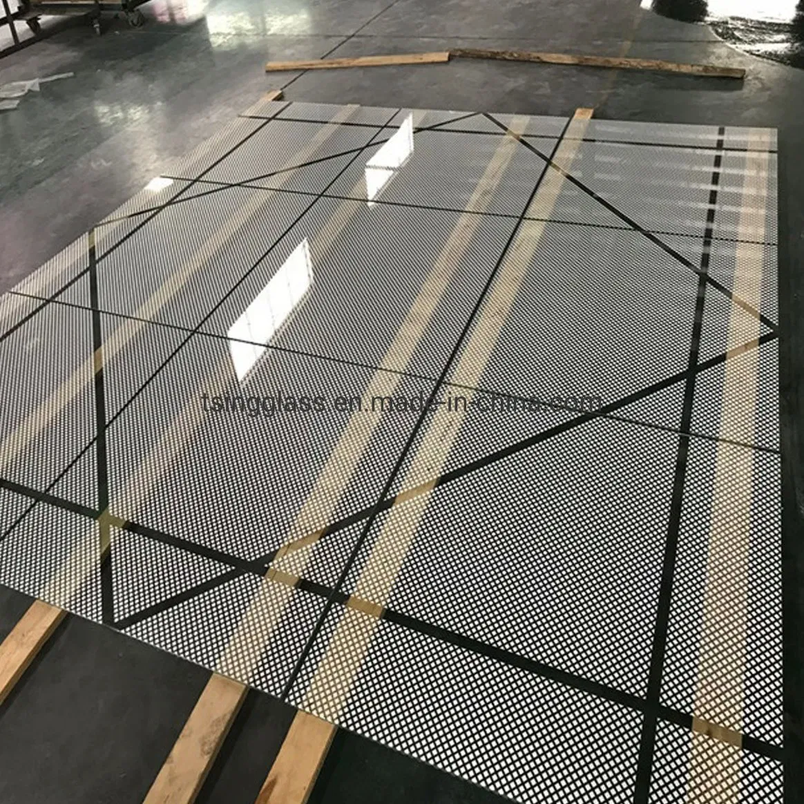3-19mm Building Interior Decorative Colored Frosted/Silk Screen 3D Digital Painted Ceramic Fritted Frit Printing Tempered Laminated Rolled Borosilicate Glass