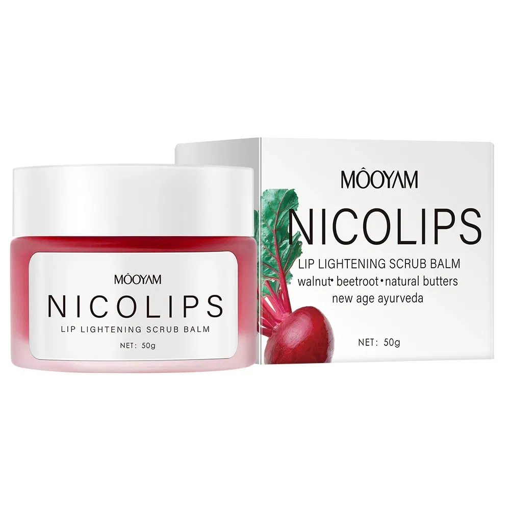 Lip Scrub Moisturizing Dark Lips Natural Lightening Brighten Pink Lip Scrub