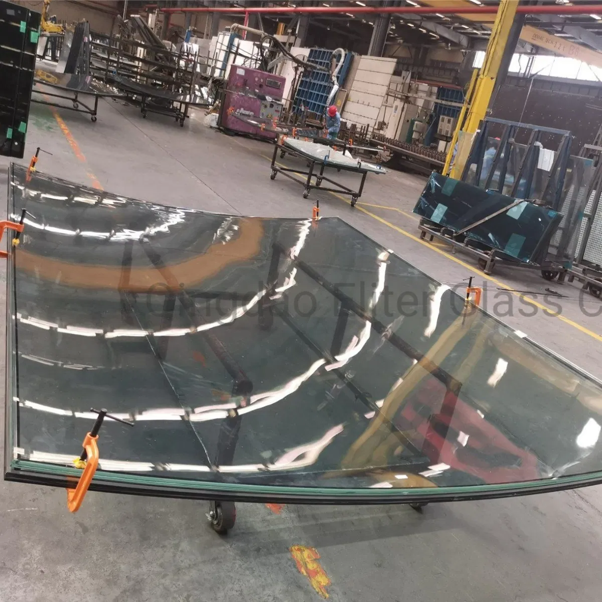 6mm Hot Bent/Curved Tempered Insulating Glass /Lamiated Glass Use for Residential Windows/ Spiral Staircases /Revolving Doors /Building Glass