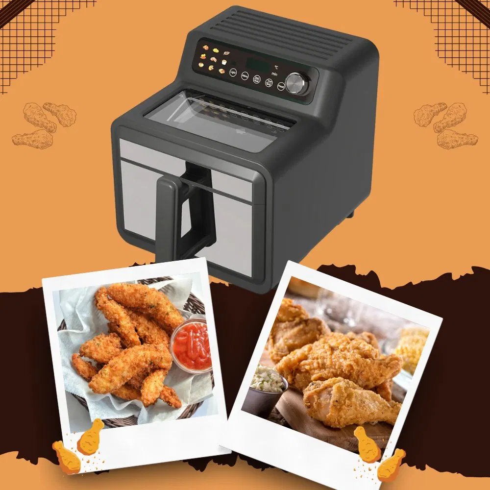 7L Oil Free Dual Knob Multifunctional Household Air Fryer Custom Logo