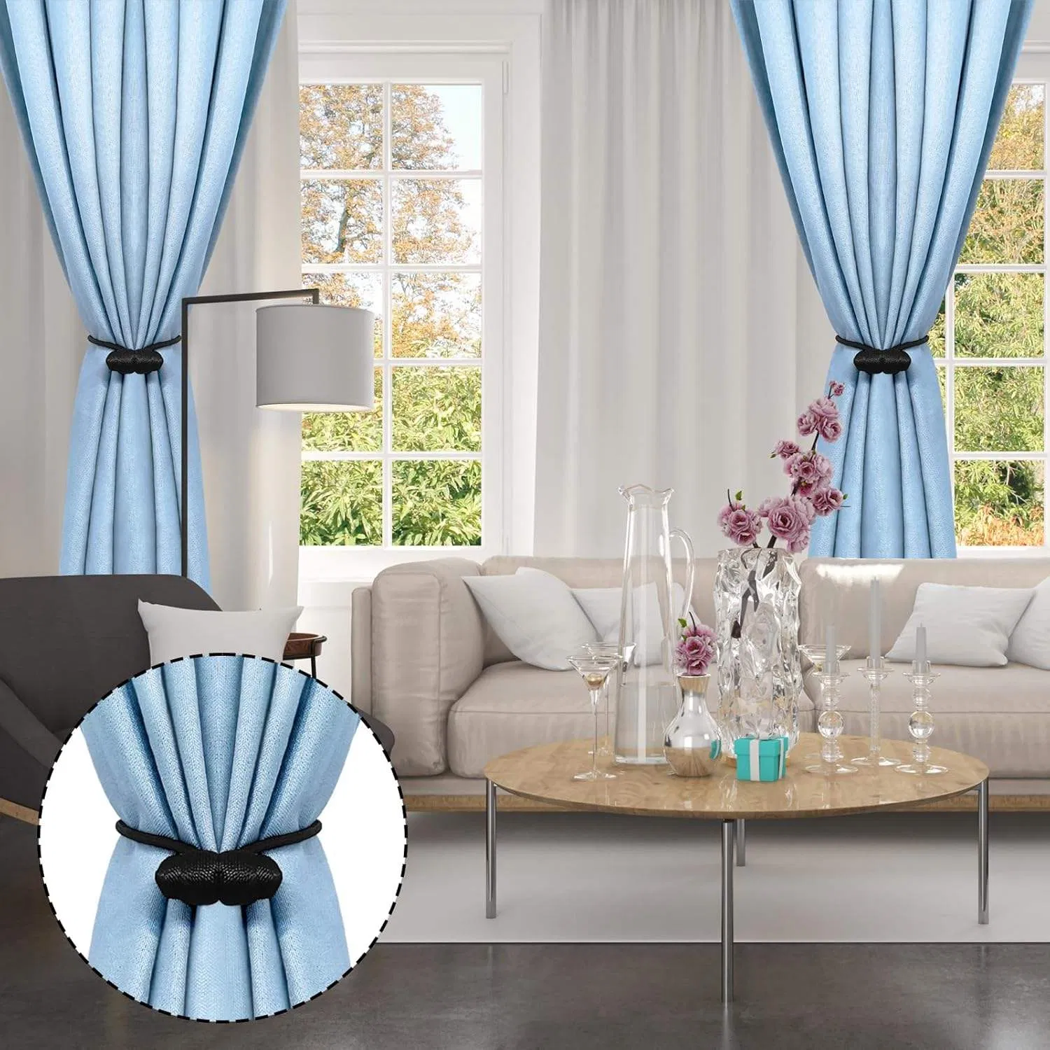 Elegant Curtain Tiebacks – Best-Selling Modern Home Decor Curtain Accessories