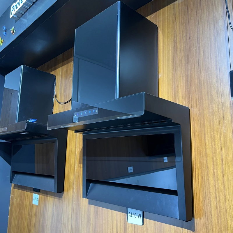 Efficient Kitchen Appliance: Stylish Range Hood with Sensor Technology