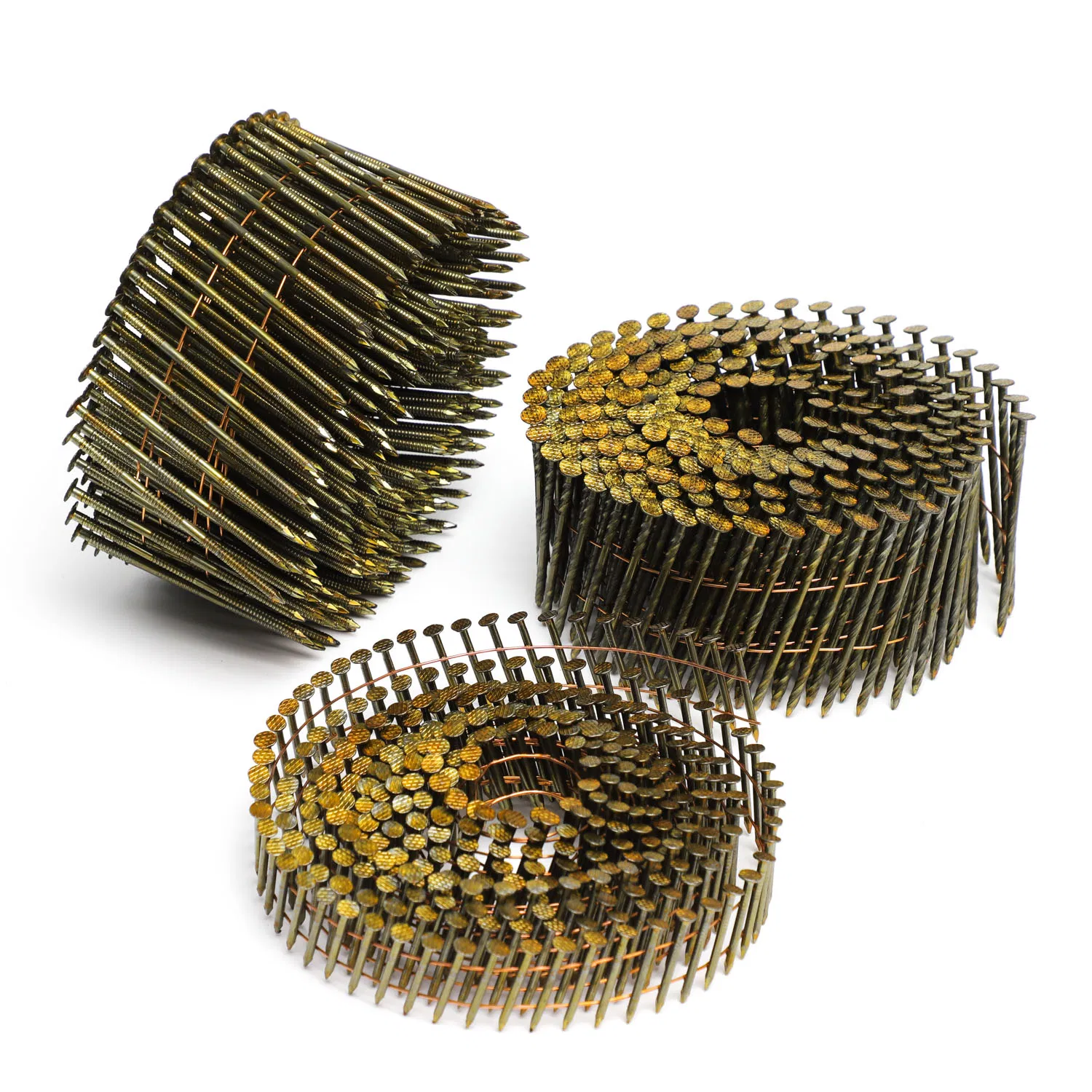 High Quality Smooth/Ring Shank Wire Coil Nail for Pneumatic Coil Nailer&Wood Pallet