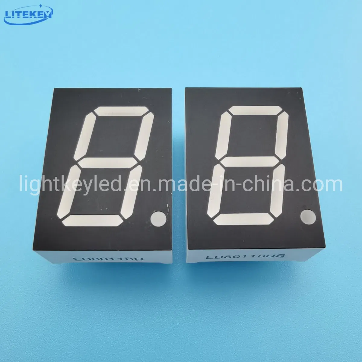 0.8 Inch Single Digit 7 Segment LED Display with Rt Hand Decimal From Expert Manufacturer