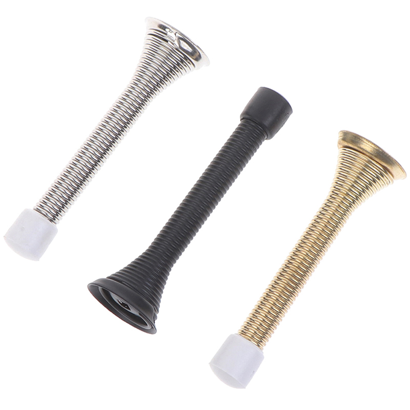 Chrome Silver Spring Door Stop Stops Stopper Door Stop