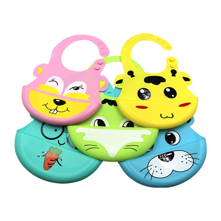 Cute Cartoon Silicone Drool Bag