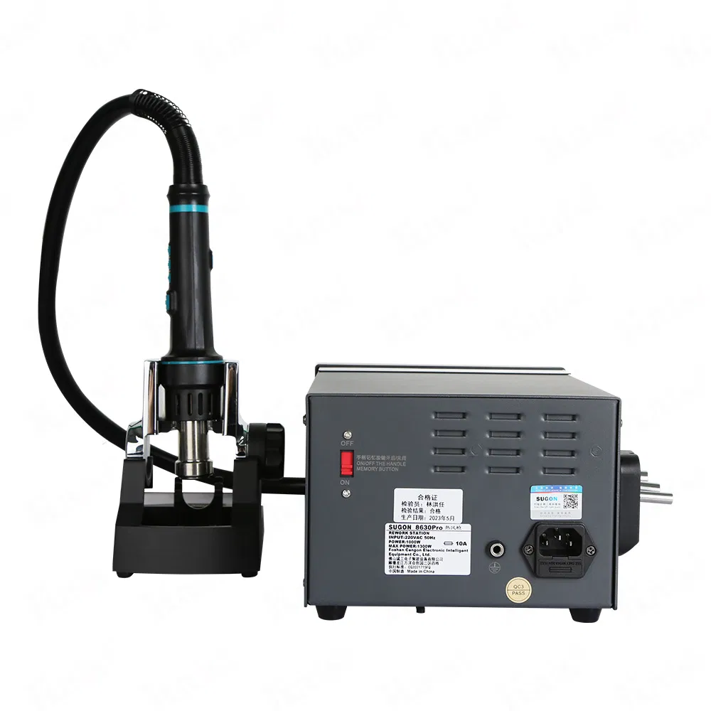 High Quality High Power Large Air Volume Rapid Heating Sugon 23 8610dx PRO Hot Air Gun for Mobile Phone Repairation 8620dx 8630PRO
