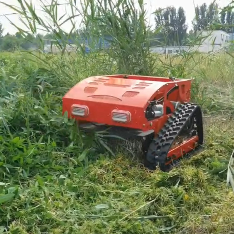 Гусеничная газонокосилка с дистанционным управлением NUOMAN