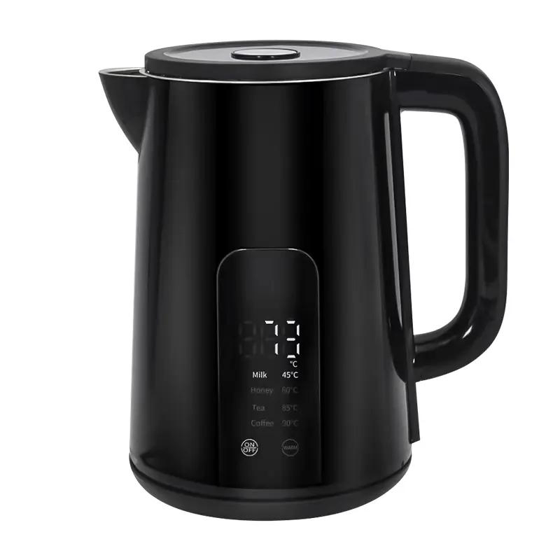 1.7L Electric Smart Digital Keep Warm Stainless Steel Jug Double Layer Kettle Temperature Control