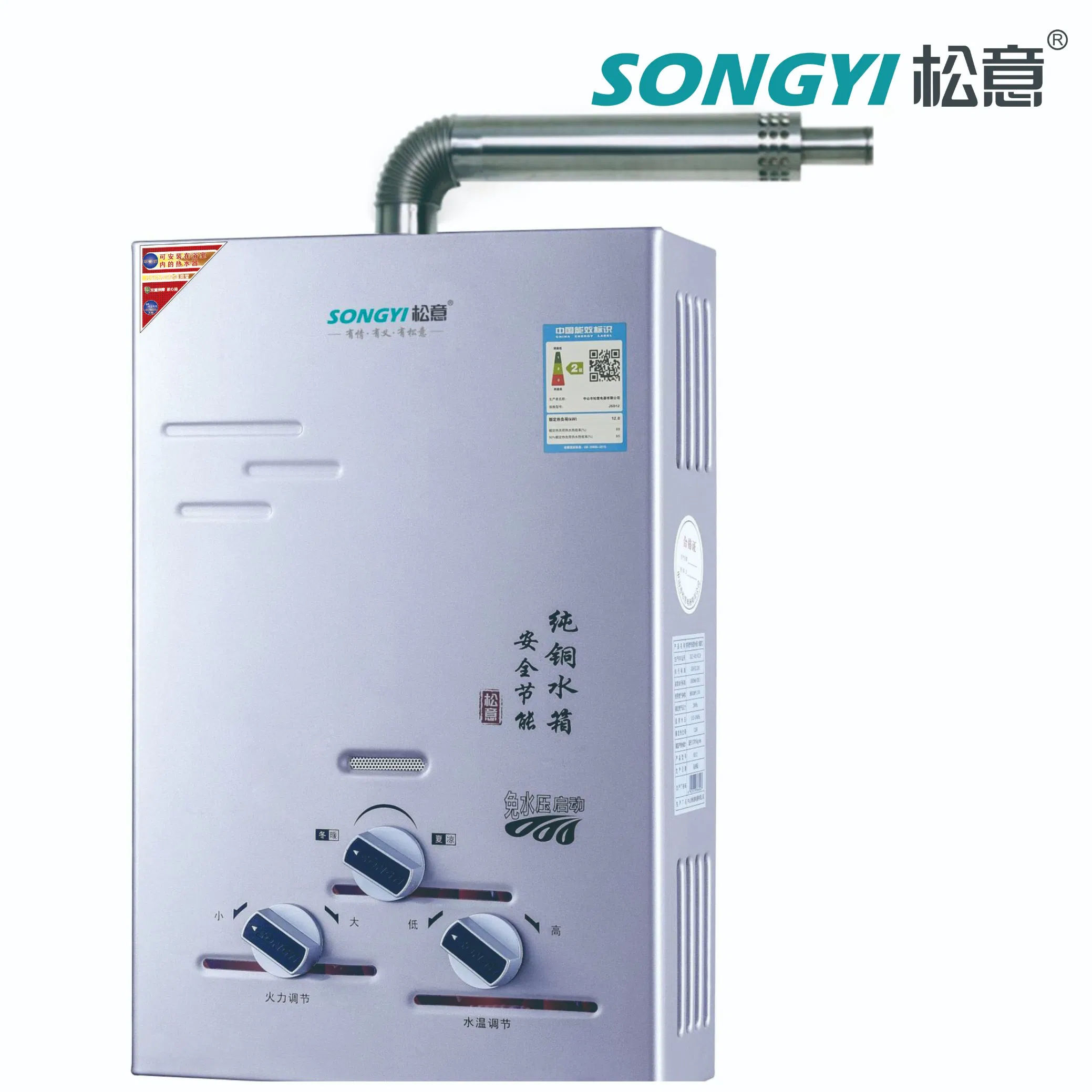 China Wholesale Cheap Domestic Balance Hermetic Gas Broiler Geyser Hot Water Heater for Home Kitchen