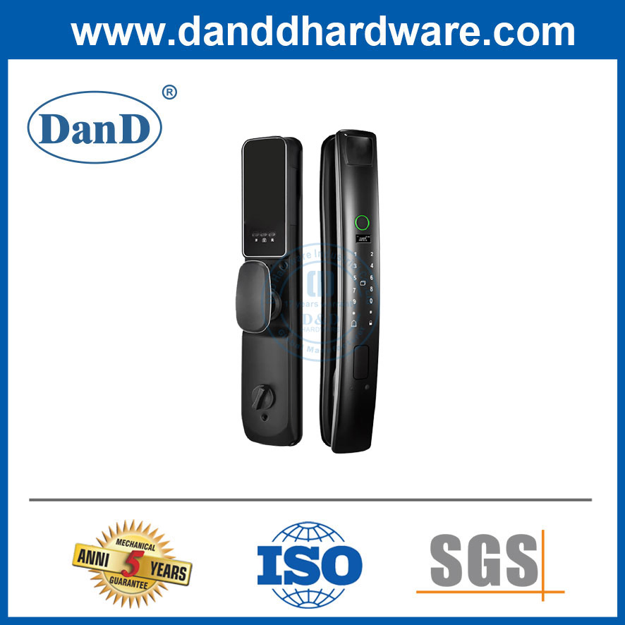 Card Code Fingerprint Door Handle WiFi APP Intelligent Digital Smart Door Lock