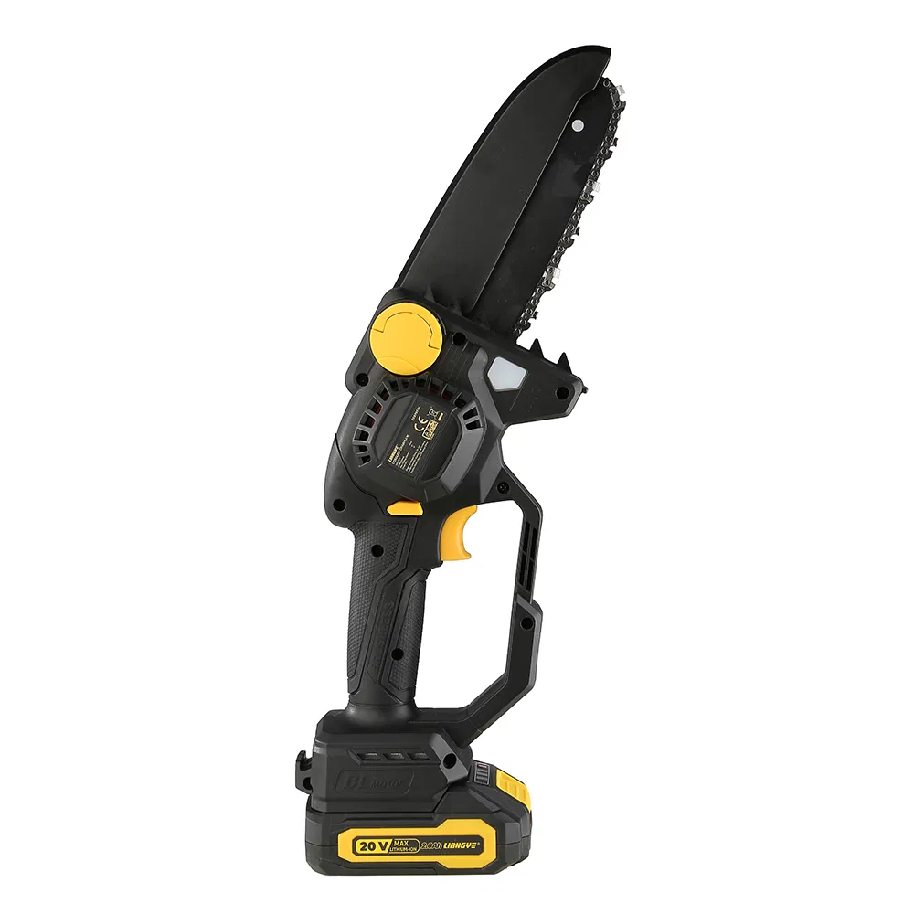 Powerful Lithium Battery 6-Inch Mini Brushless Chainsaw for Efficient Cutting