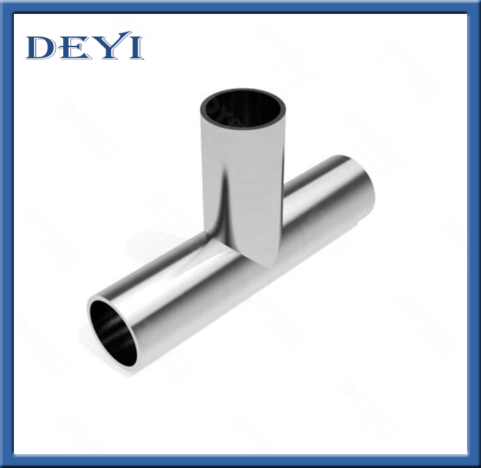 Sanitary Stainless Steel Polished Reducing Butt Weld Tee