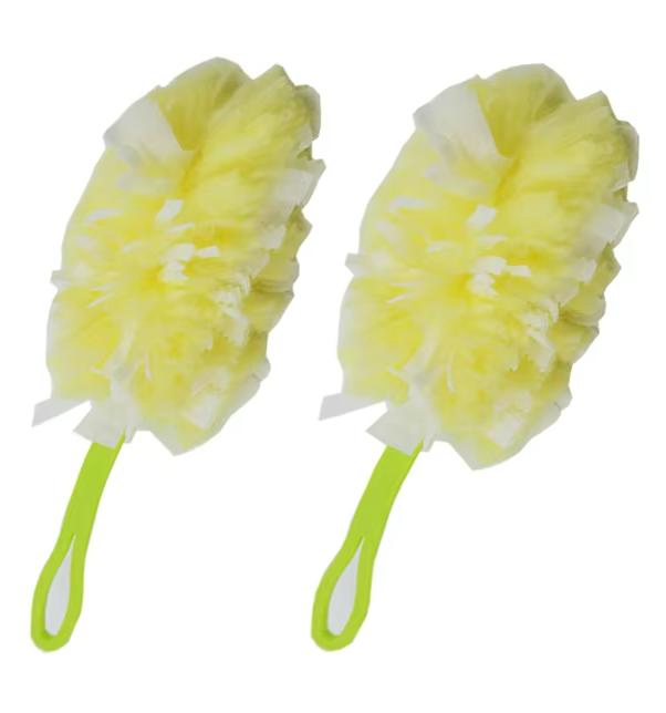 Customized Household Duster Dusting Kit Electrostatic Rotatable Duster with Flexible PP Handle