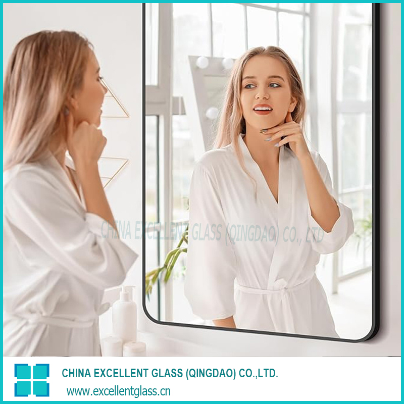 Tempered Mirror/Laminated Mirror/Vinyl Backed Mirror/Cooper Free Silver Mirror/ Bathroom Mirror/Bedroom Mirror/Safety Mirror