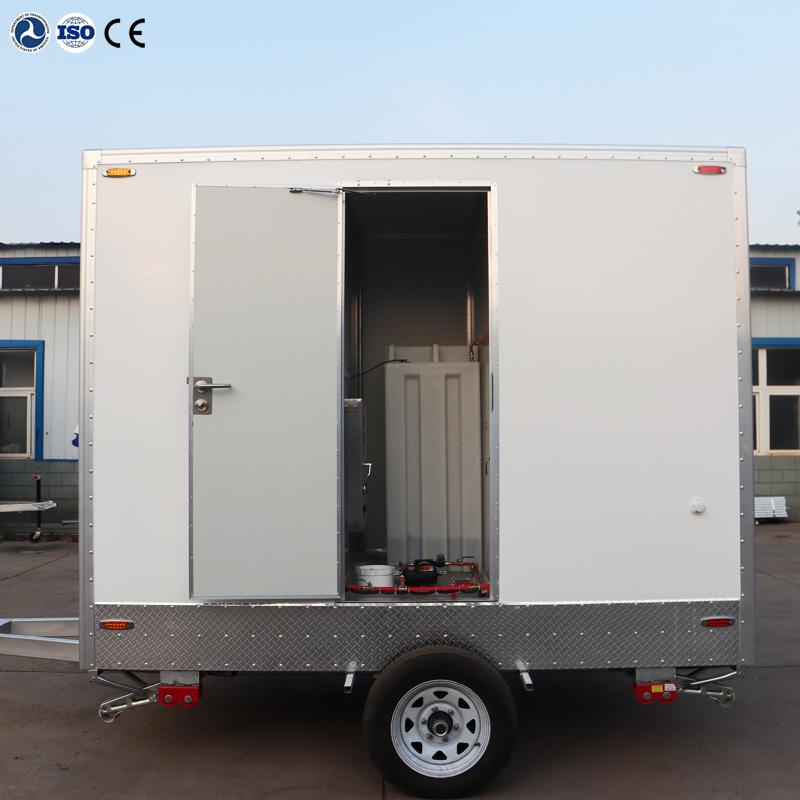 2026 Restroom Toilet Trailer Solar Camping Trailers with Toilet Luxury Mobile Portable Outdoor Restroom Toilet