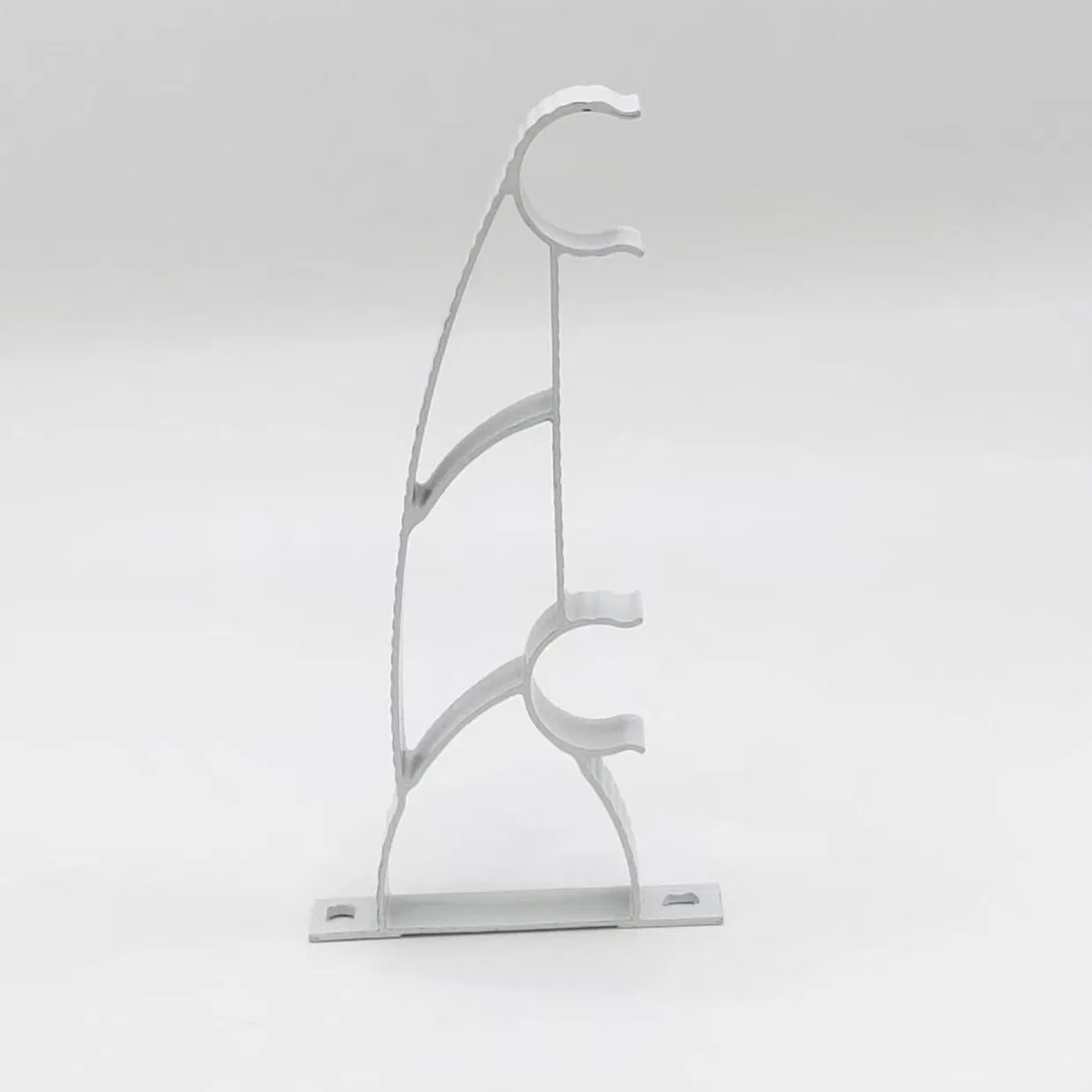 Roman Style Iron Wall Bracket Durable & Strong Rectangle Shape for Curtain Accessories