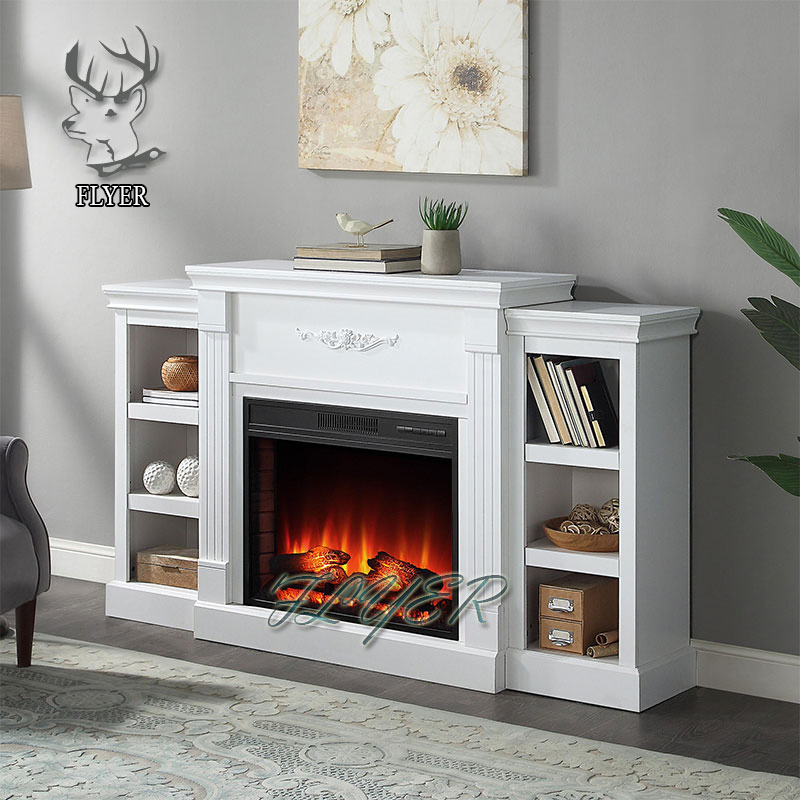 White Dining Room French Style UK Marble Fireplace