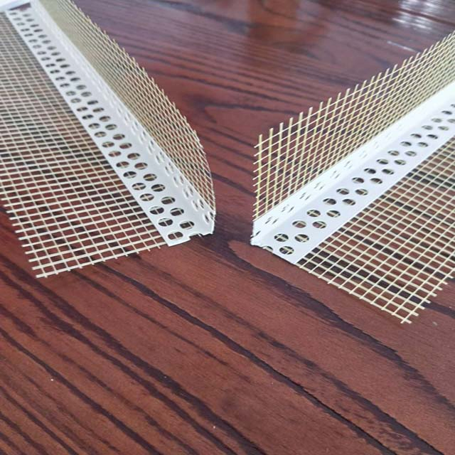 Factory Direct Sales PVC Wall Corner Protection/Angle Bead with Fiberglass Mesh