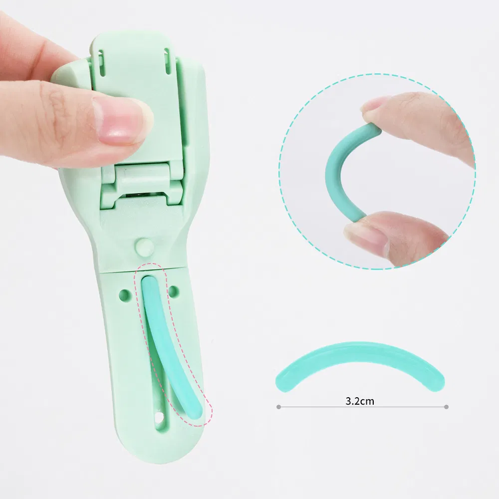 Portable Plastic Beauty Eyelash Curler Women Lash Nature Curl Style Cosmetic Makeup Eyelash Curler
