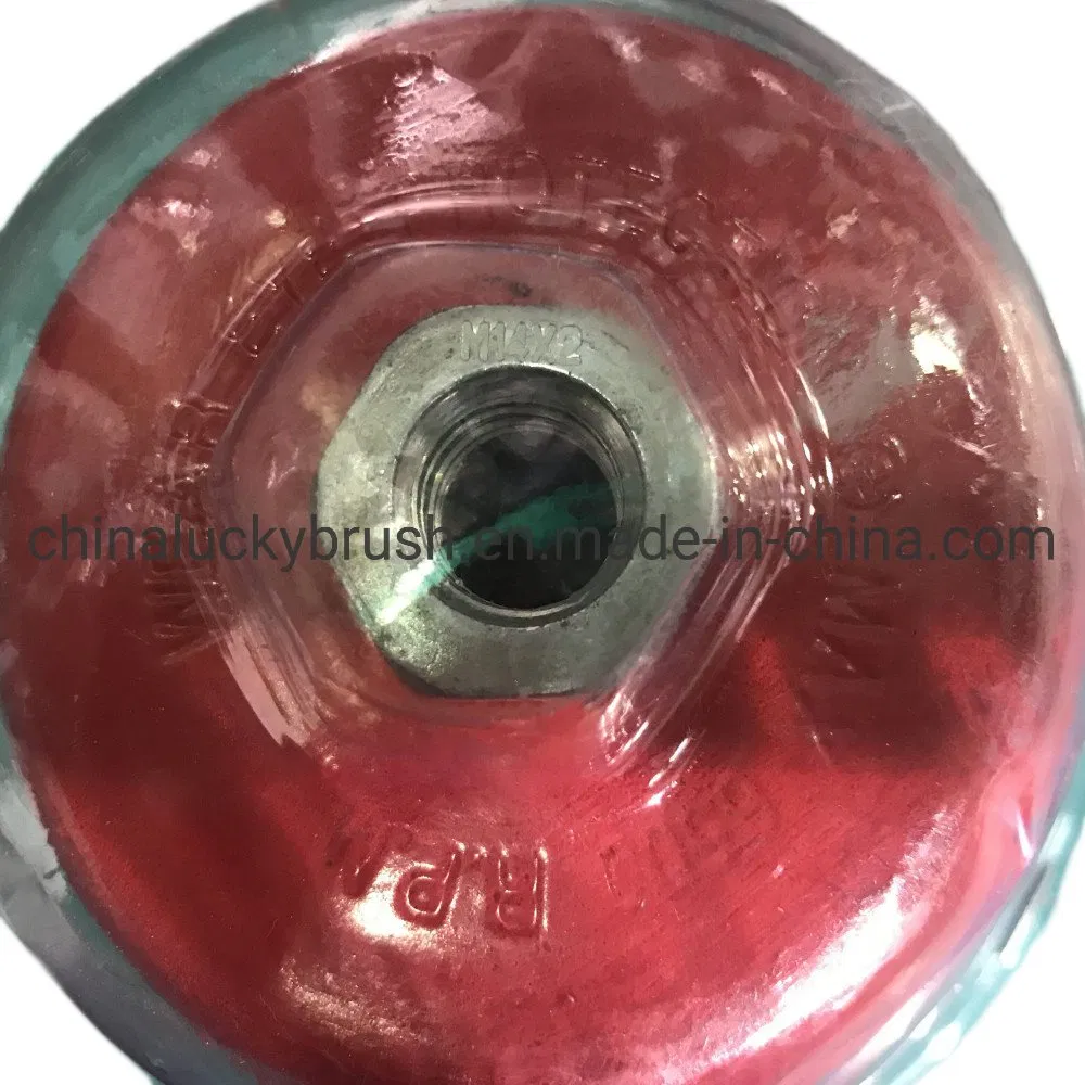 6 Inch Red Colour Nylon Abrasive Cup Brush (YY-235)