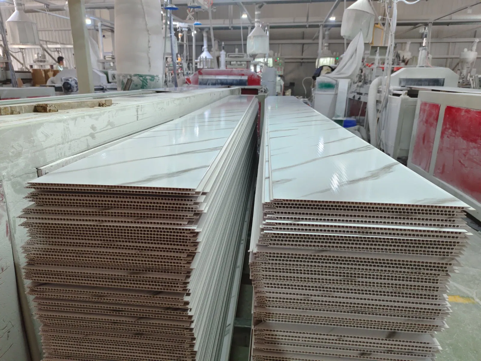 Plastic Laminate Ceiling Board White Marble PVC Wall Panel in China