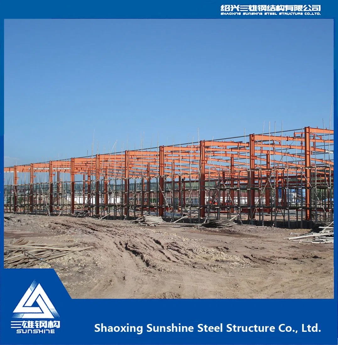 Single Story Warehouse Steel Structure with Building Material for Warehouse
