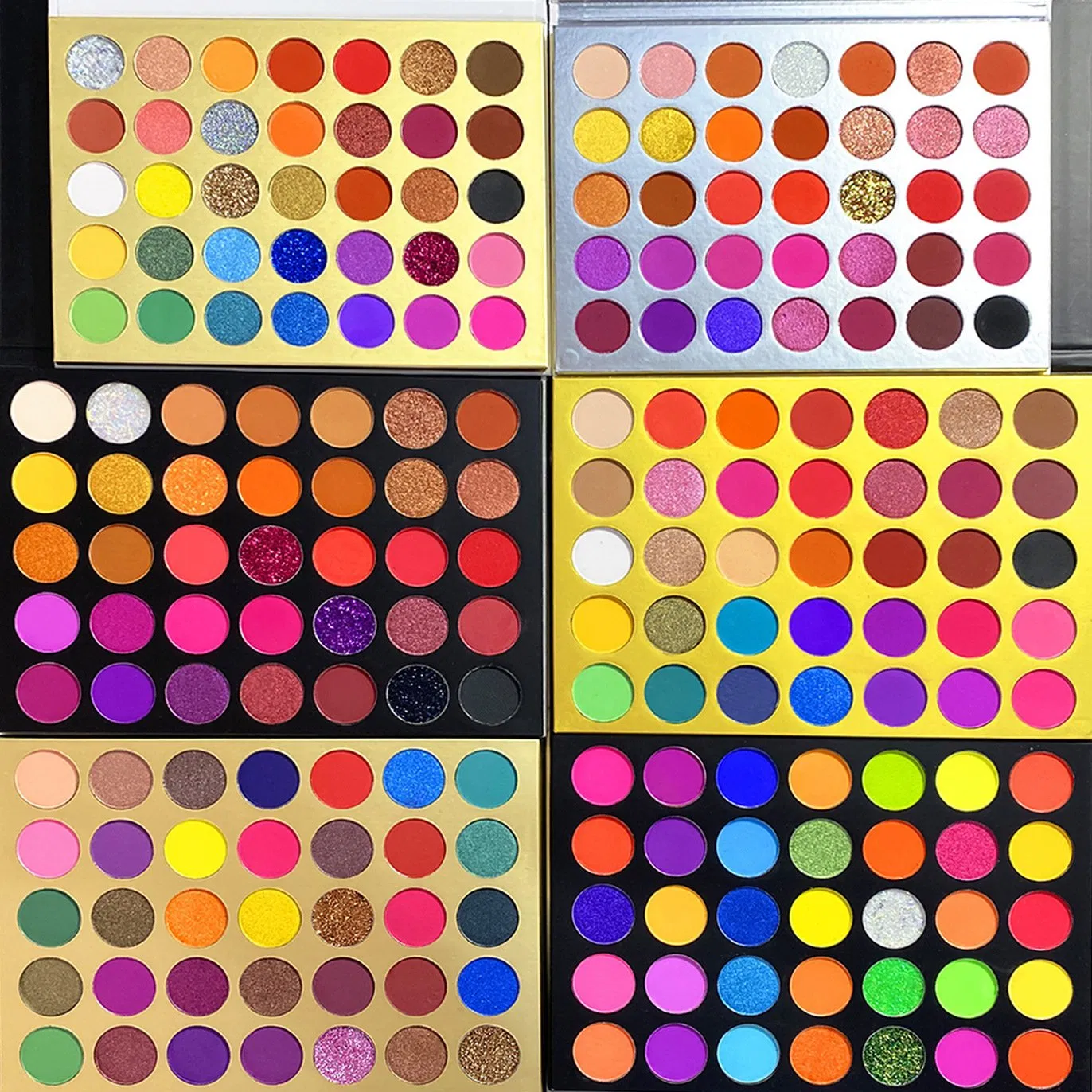 35 Color Pressed Glitters Eyeshadow Diamond Rainbow Cosmetic Eye Shadow Palette