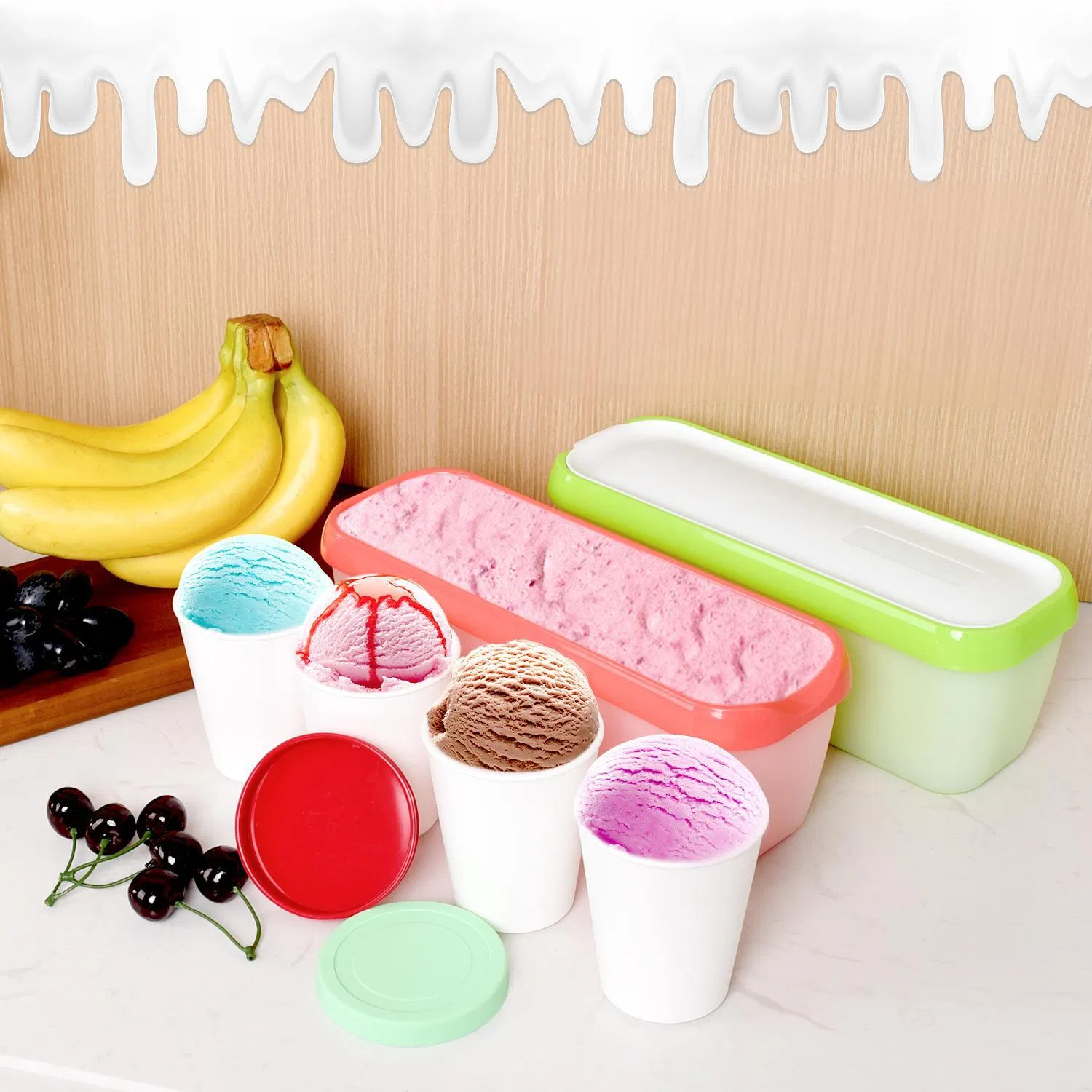 Storage Box and Fresh-Keeping Box Multi-Colored Silicone Kitchenware Cooking Tools