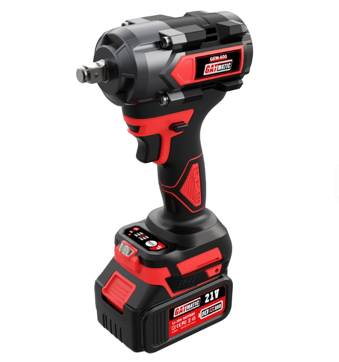 Battery Brushless Electric Impact Wrench Screwdriver 600nm DIY Industrial Use