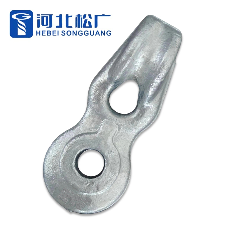 Forged Galvanized Pole Line Fittings Angle Thimble Eyelet Straight Thimble Eyelet