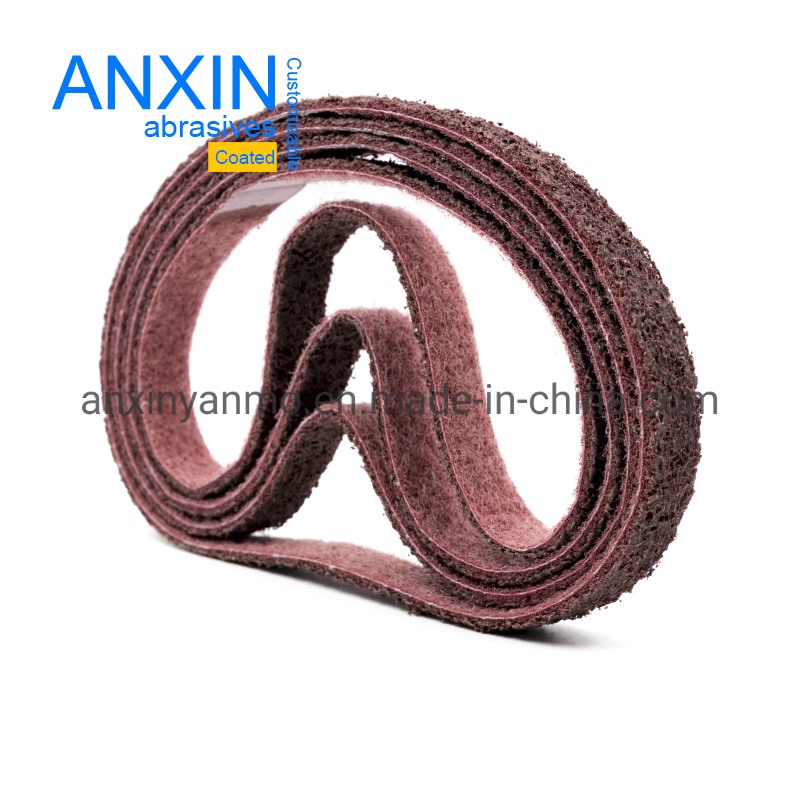 Premium 100*610mm Red Bbl Sanding Belt for Surface Finishing