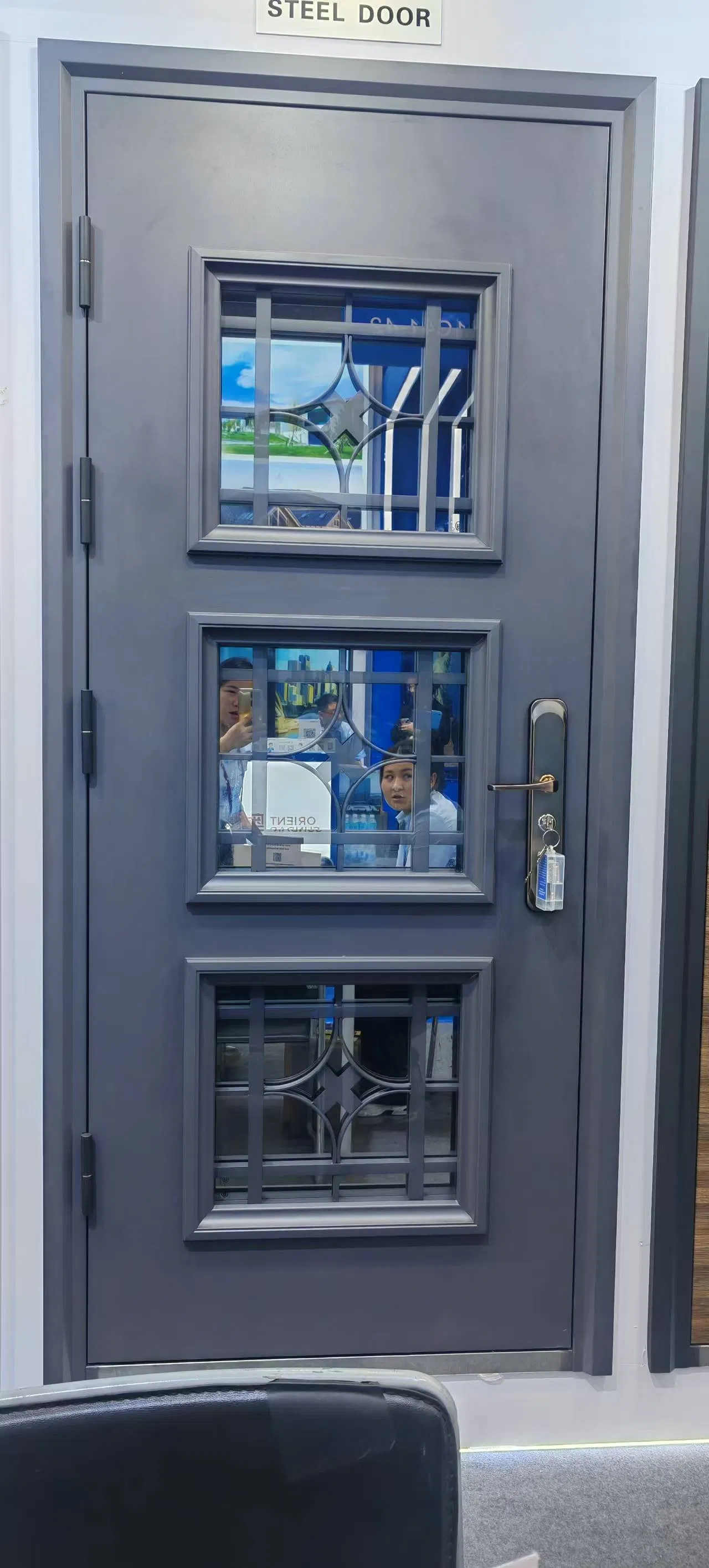 Dike Supplier Turkey Style Security Doors Modern Exterior Steel Security Door