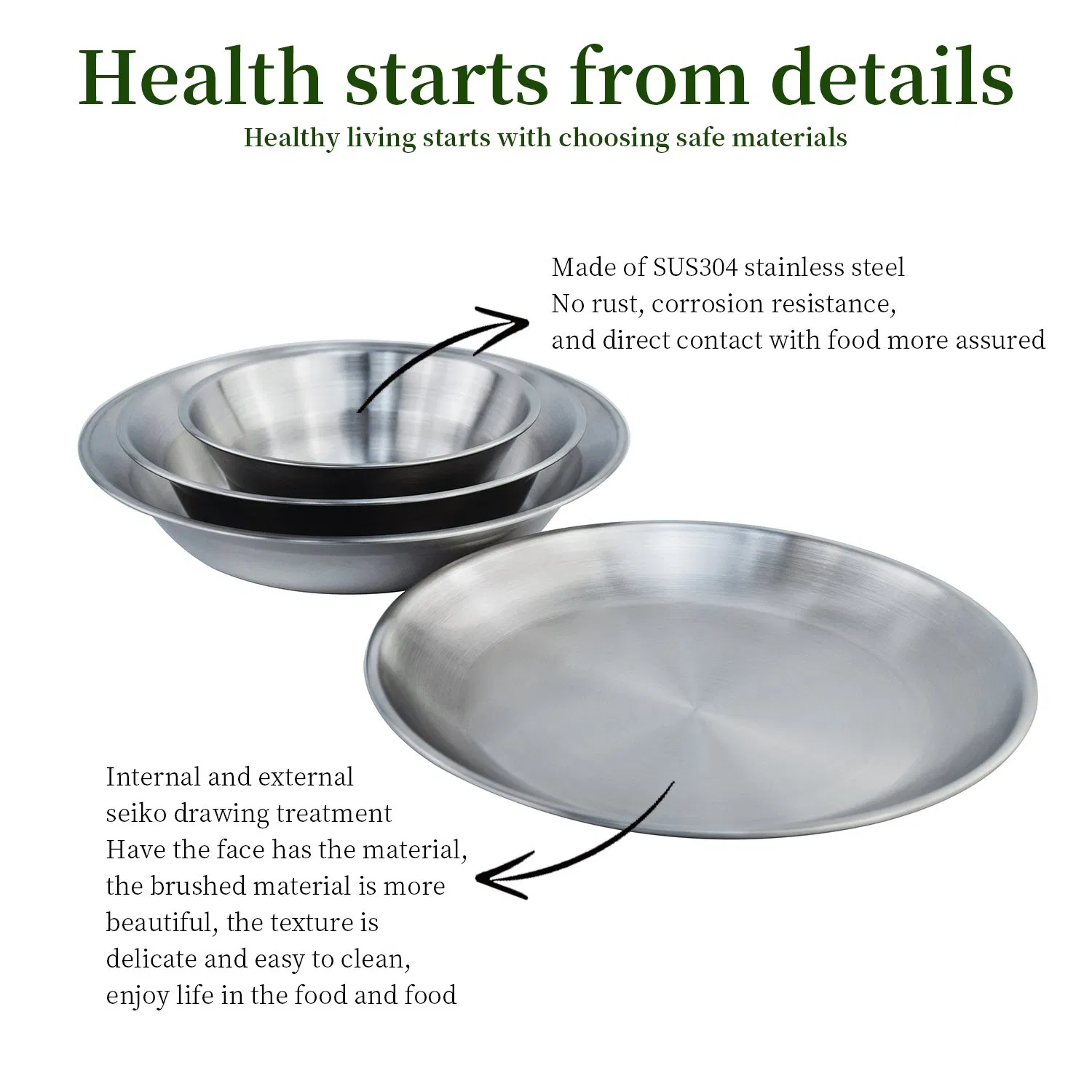 Plates and Bowls Camping Set Family DIY Pattern Set