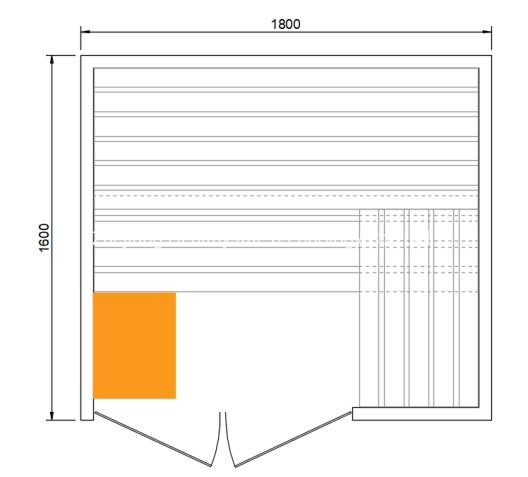 2022 New Design Solid Wood Sauna Rooms Person Dry Steam Infrared Sauna
