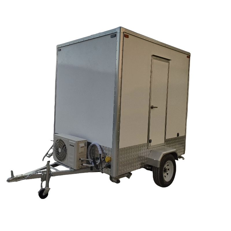 Mobile Toilet with Wheels Trailer Mobile with Toilet