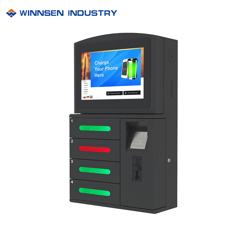 Зарядный шкаф для телефонов с сенсорным экраном и электронным замком